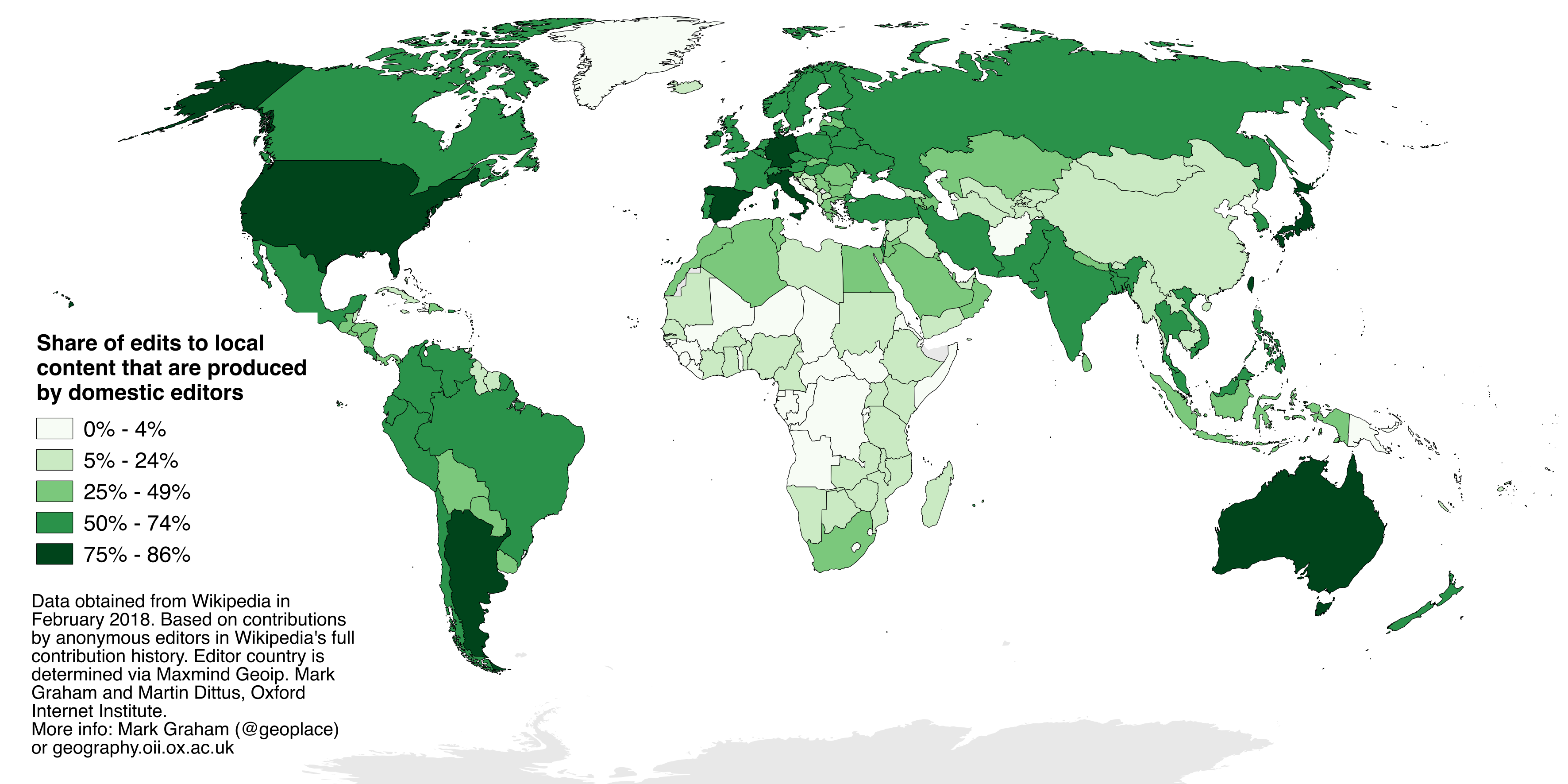 The Uneven Geography of Wikipedia – Information Geographies